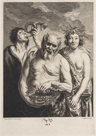 KG 02763
<br/>
Flora, Silenus en Zephir
<br/>
<em>Bolswert, Schelte Adamsz. (ca. 1586 - 1659)</em>